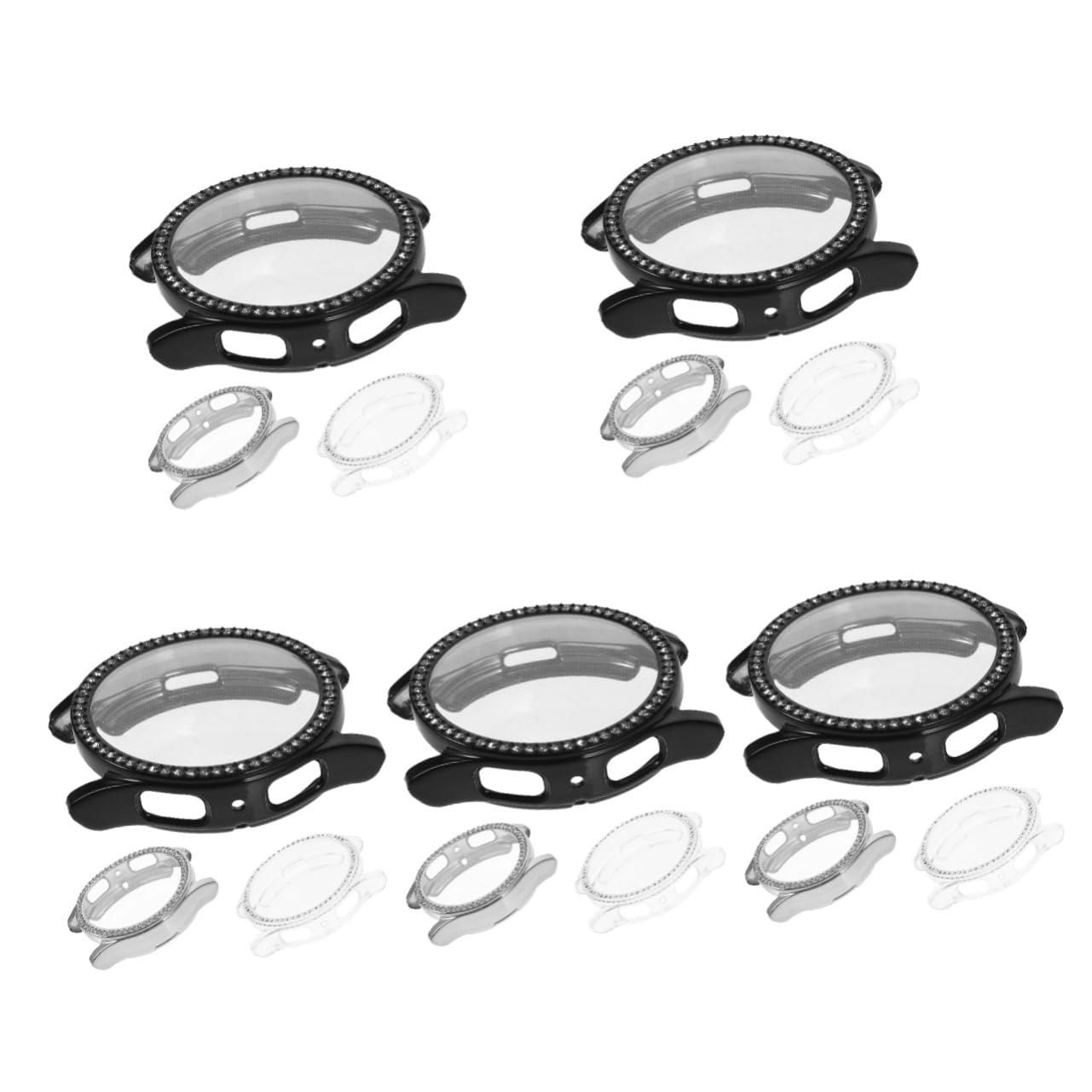 OSALADI 15stücke Teiliges Von Rhinestone-uhrengehäusen Für Watch Robuster Schutz Für Smartwatch Leichte Und Langlebige Hülle Gegen Kratzer Und Stöße