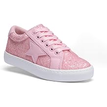 FabKids Kids Sneakers Boys Girls White Shoes Low Top Lace Up Footwear for Toddler Little Kid Big Kid
