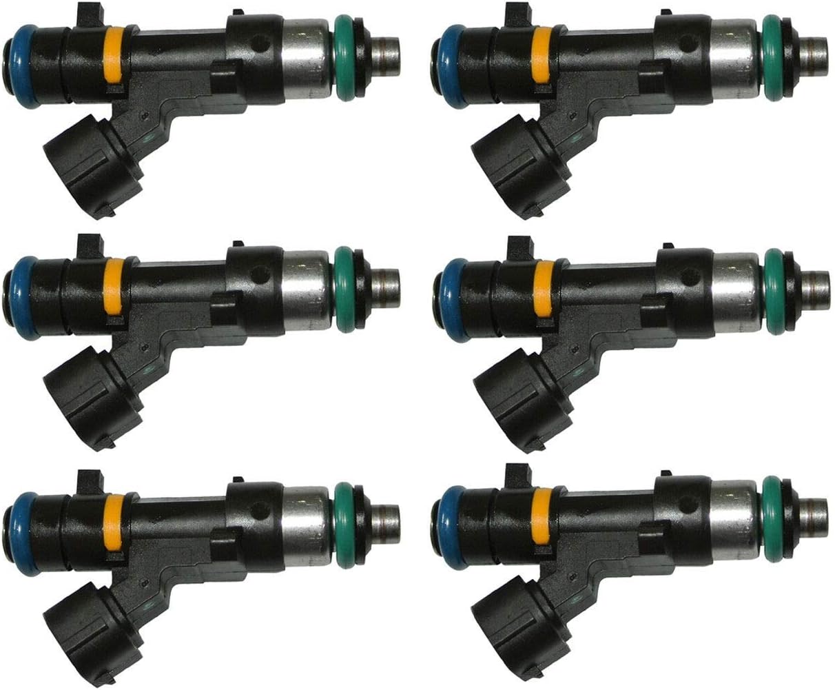 SET 6 Fuel Injector 0280158042 Replacement For Nissan Murano 350Z V6 3.5L 16600CD700