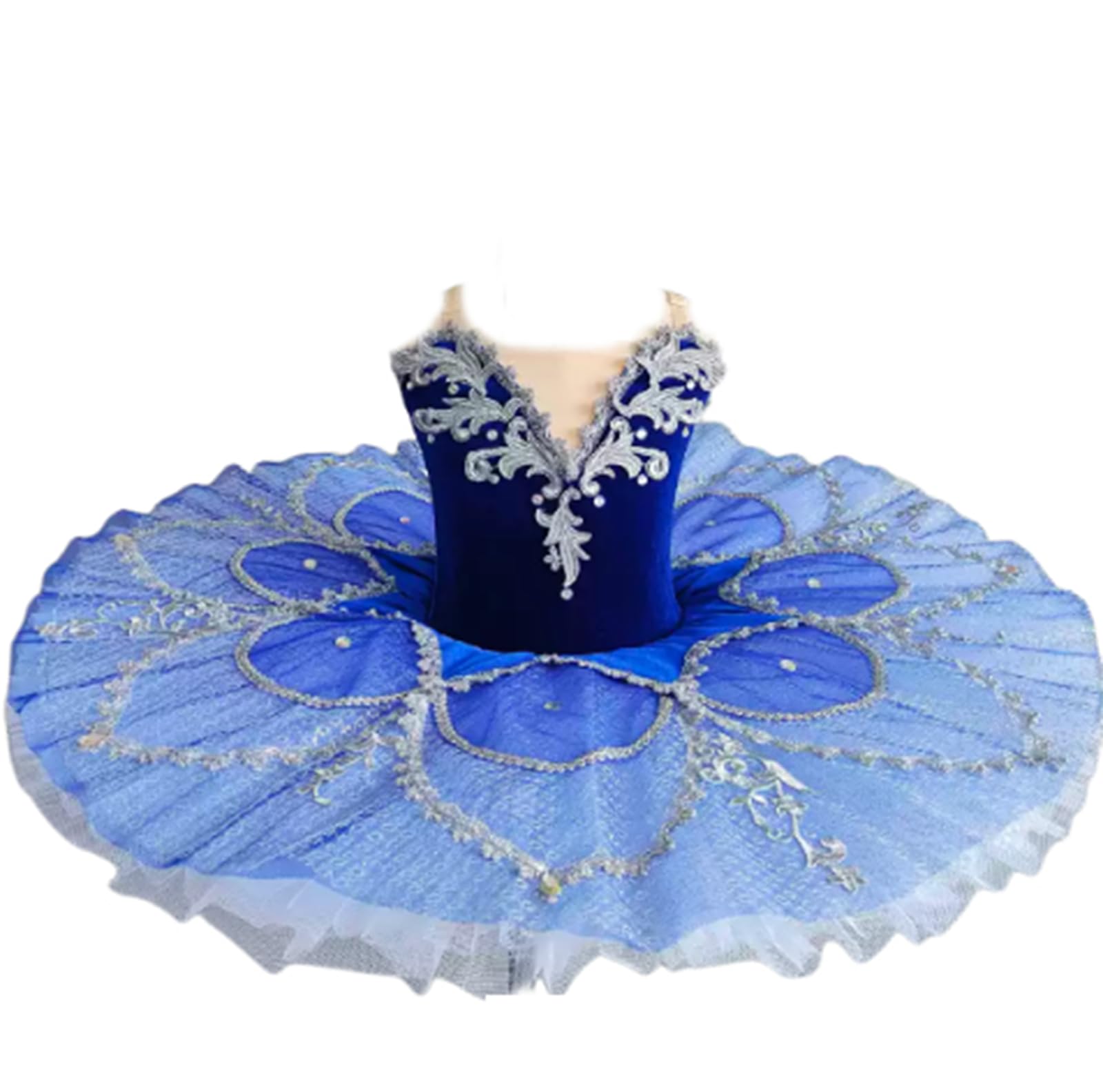 Abito da Ballo tutù per Bambina, Gonna Concorso di Danza del Lago dei Cigni | Camicetta ricamata, body da ginnastica, tutù, costume pattinaggio artistico, abbigliamento da danza, abito da ballerina