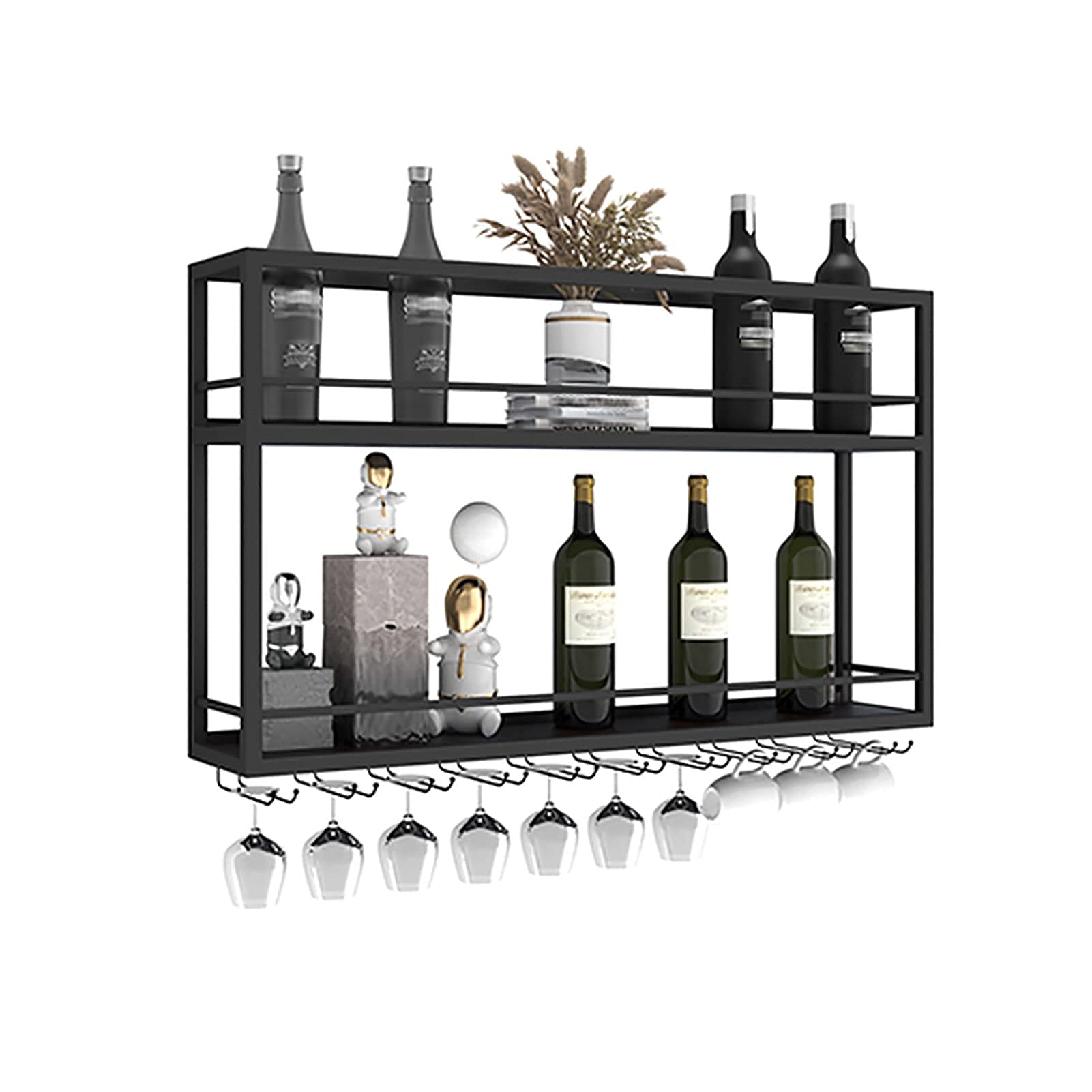 Casier à vin industriel en métal noir élégant pour sublimer votre collection