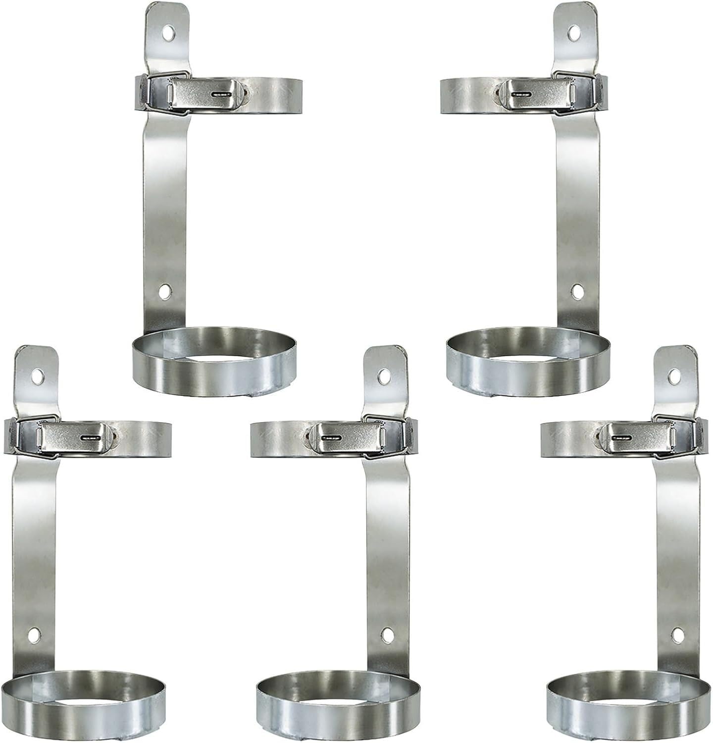 Depósito de oxígeno resistente para montaje en pared, cilindro de gas de metal, soporte resistente para laboratorio, taller, sala de enfermo