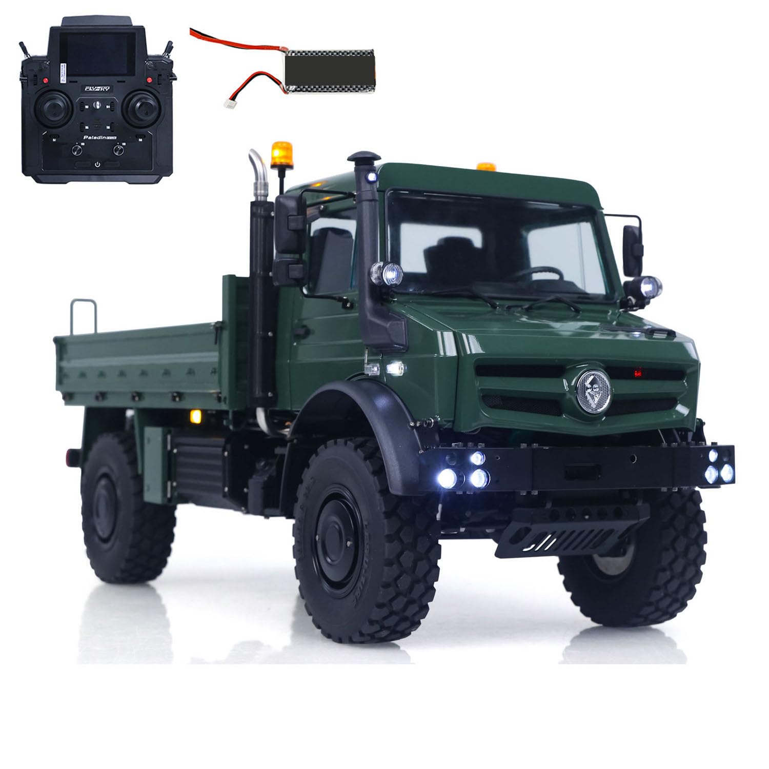 TOUCAN RC HOBBY LESU U4023 1/14 Metallo RC Fuoristrada MT44023 Light Truck Crawler ATV Sistema Audio Ruota Sottostruttura Chloss Flysky Radio per Adulti Modello Avanzato
