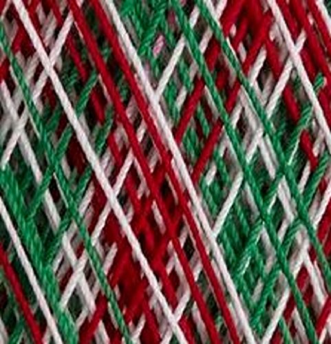 Aunt Lydia's Crochet Thread - Variegated - Size 10 - (2-Pack) Shadedchristmas #TOP2