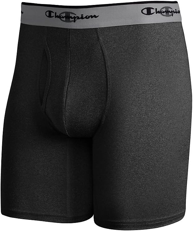 Champion Men's Tech Performance Long Leg Boxer Brief
