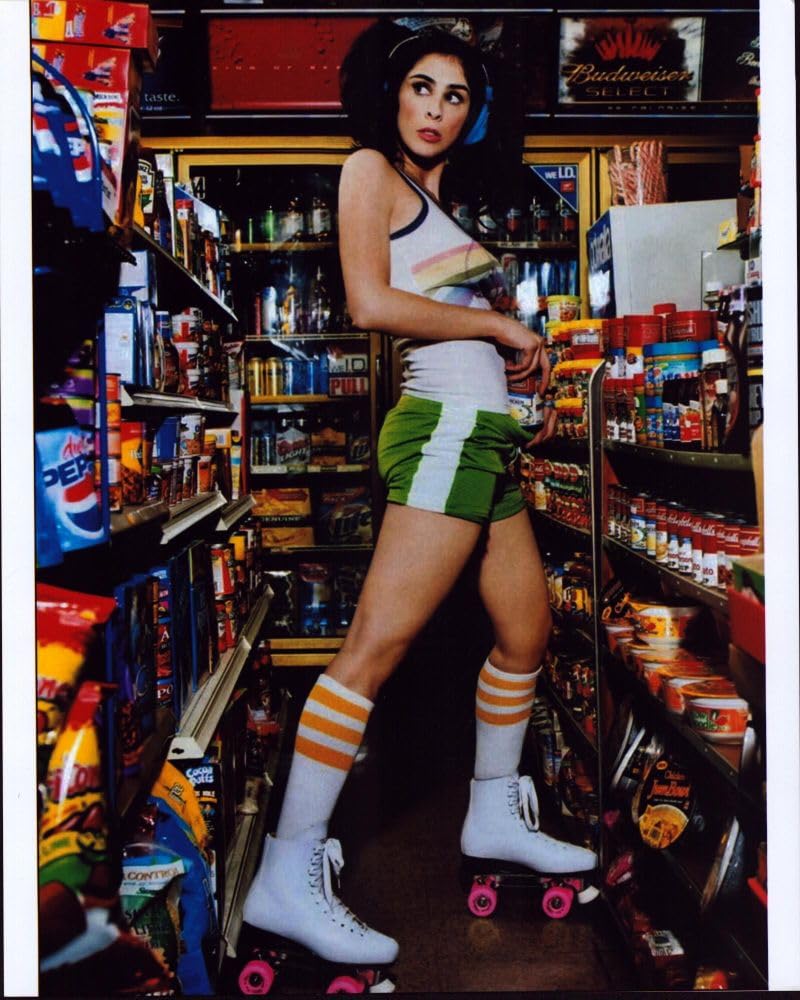 Amazon.com: Posterazzi Sarah Silverman On Roller Skates In