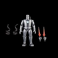 Vista 10 de Serie Marvel Legends Iron Man (Modelo 01) Avengers 60º Aniversario - Figura de acción coleccionable de 6 pulgadas, 6 accesorios