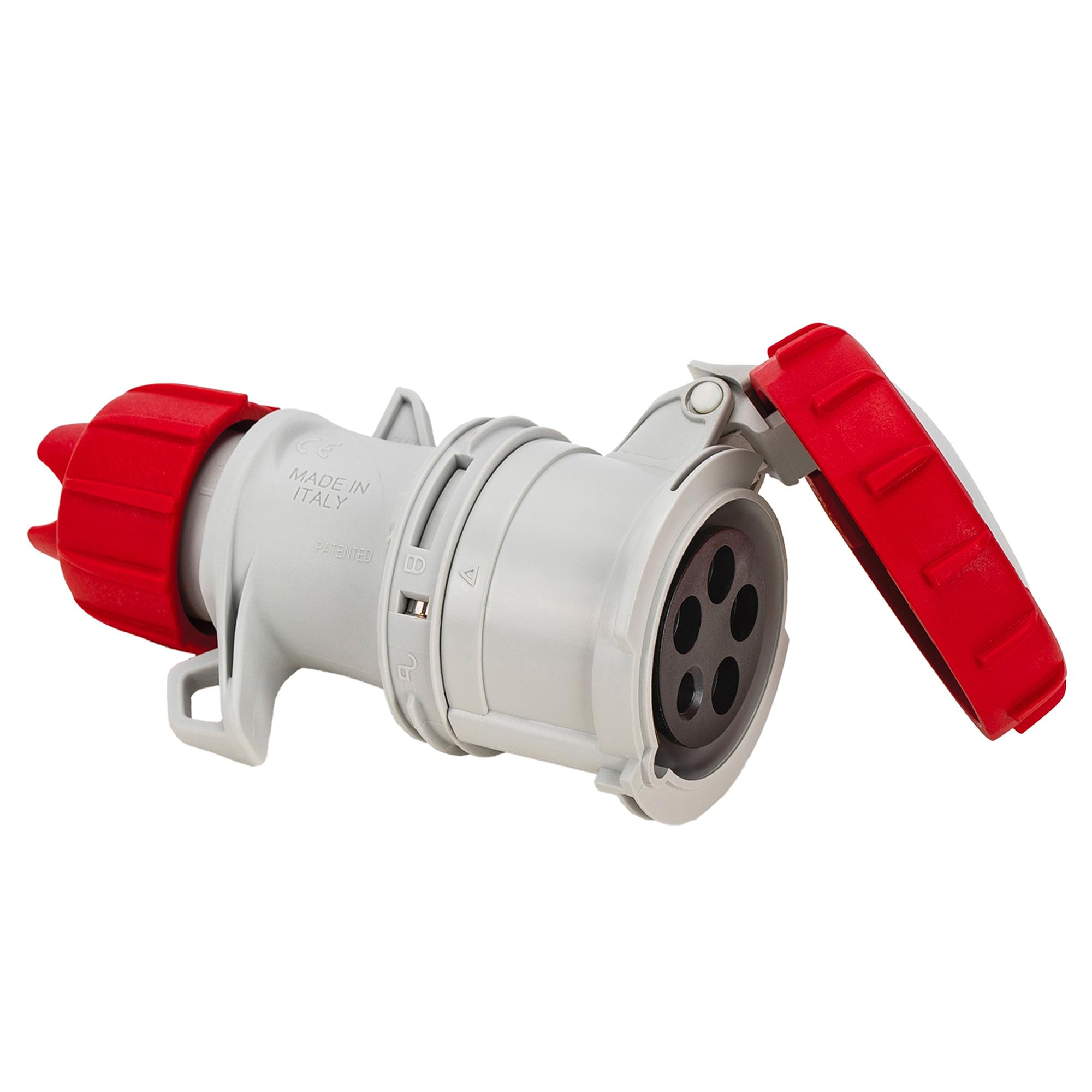FANTON 71165V Presa CEE IP67, 32A 3P+N+T, Cablaggio a Vite