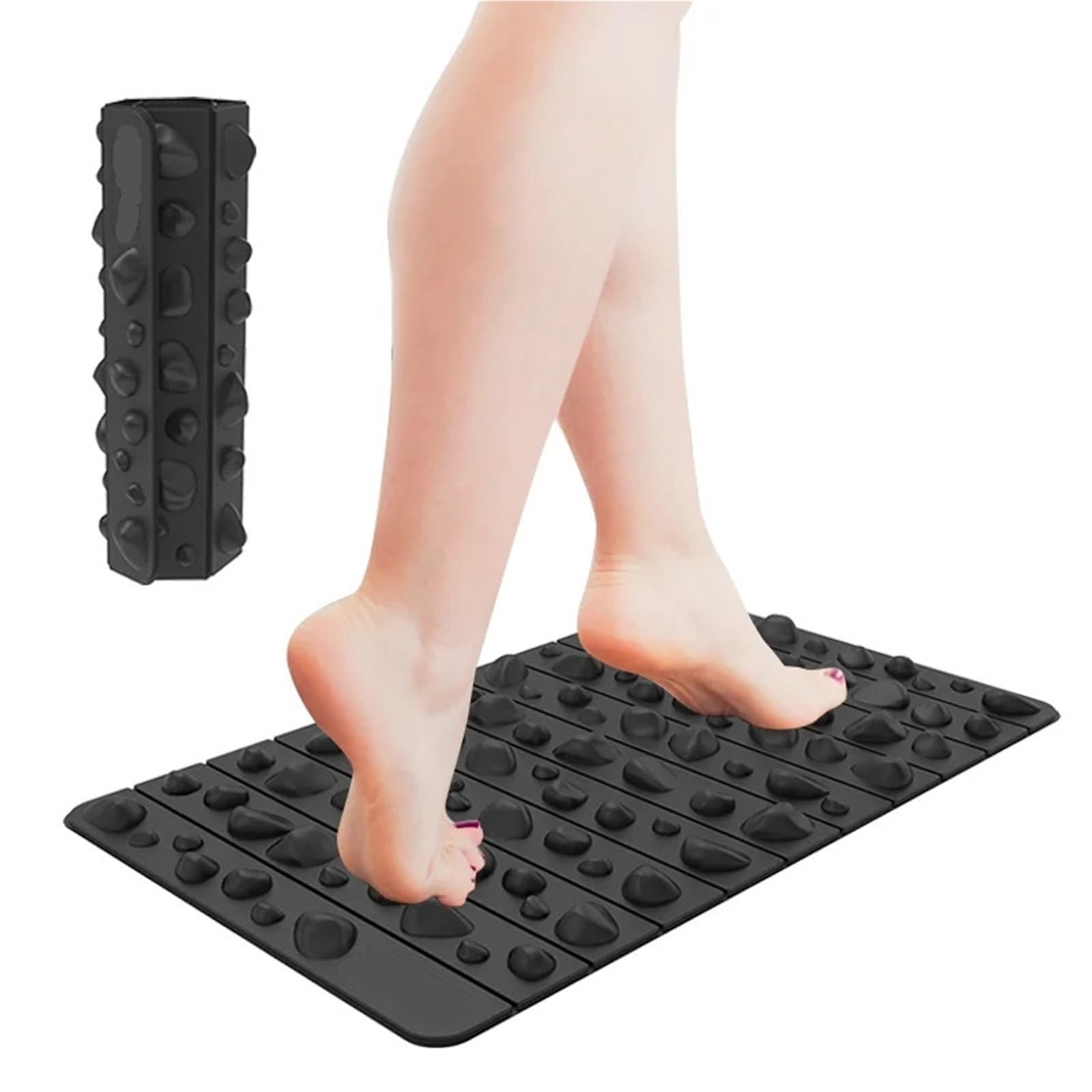 Esterilla Acupresion Estera de presión plantar portátil for cocina, baño, estudio de Yoga, masaje
