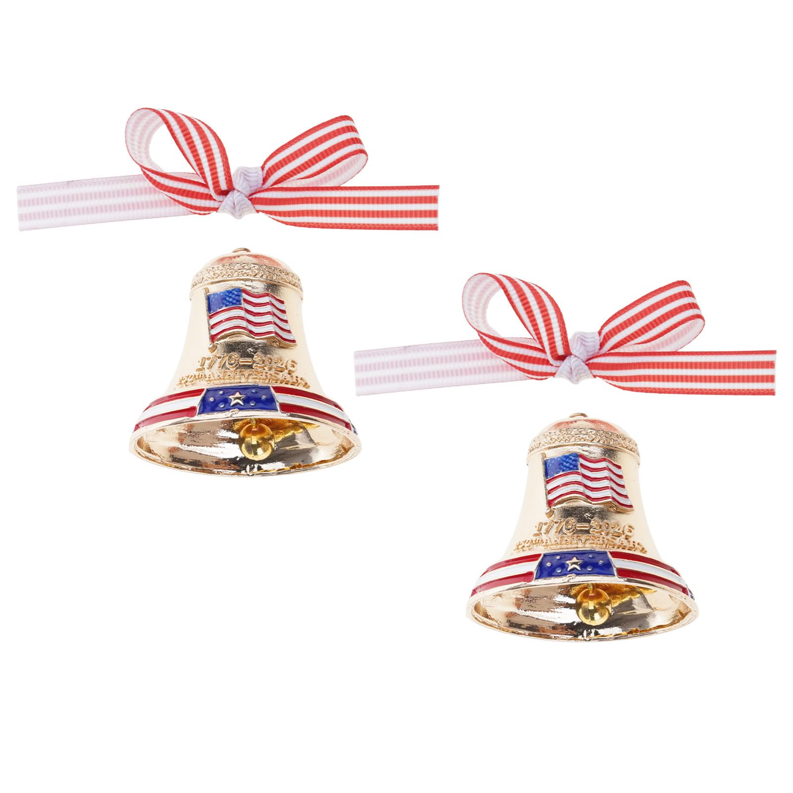 250th Anniversary Bells Ornament Christmas Tree Bells Decoration for Mantels Festival Wreath Holiday Decorations Christmas Ornament
