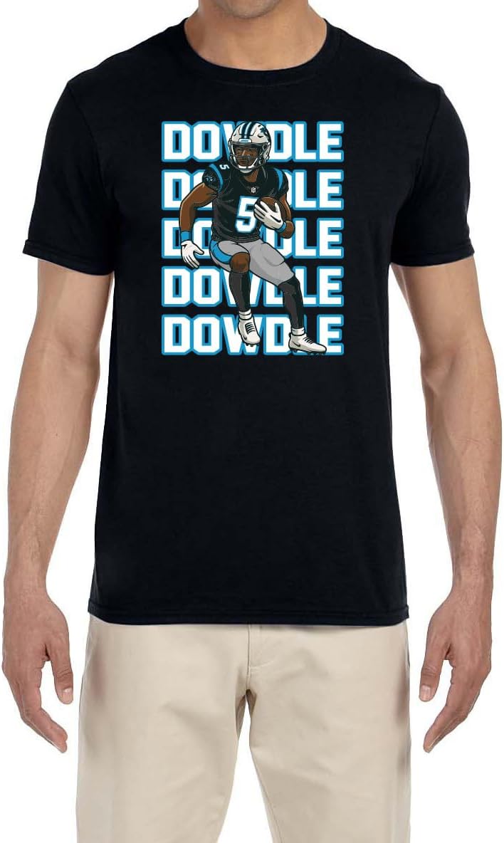 Black Carolina Rico Dowdle Text Pic T-Shirt