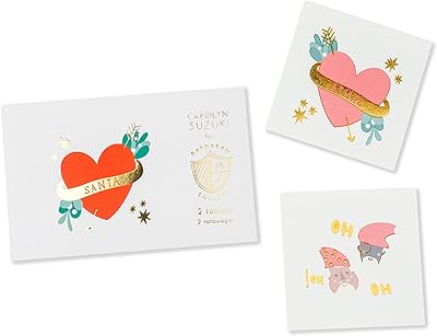 Daydream Society Santa Squad Temporary Tattoos, Pack of 2