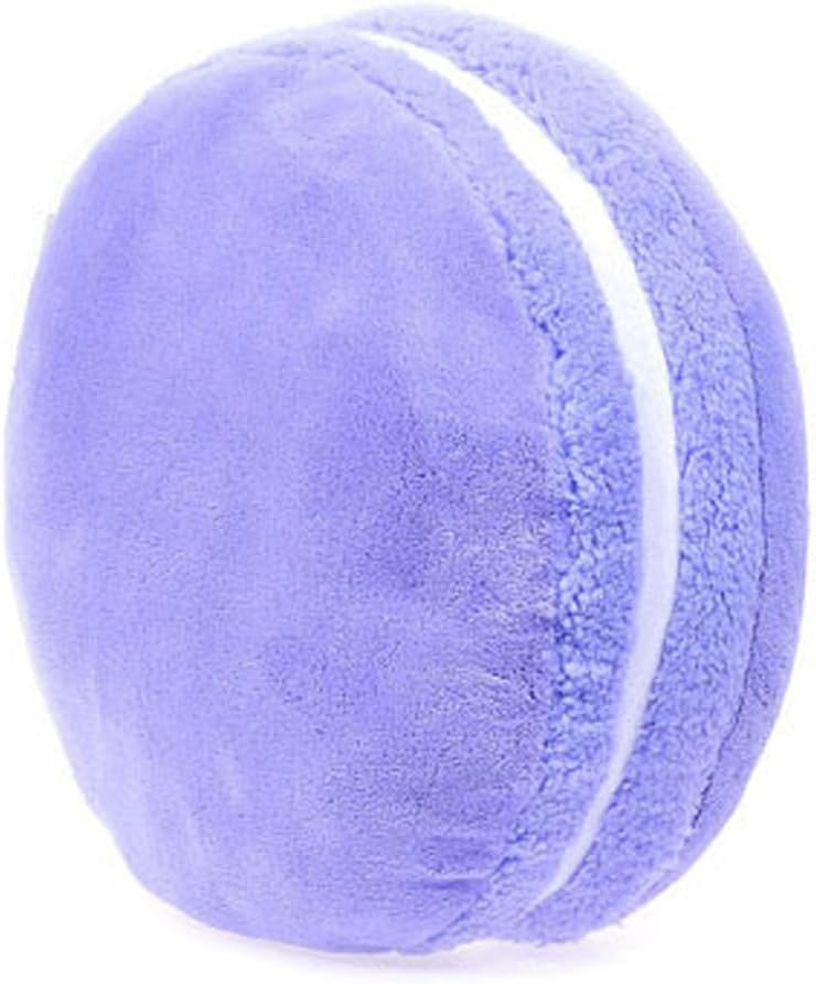 ChezMax Macaron Pillow Plush Back Bolster Cushion Microbead Throw Pillow Case Round Seat Cushion Home Decor Pillow for Sofa Bedroom Office Dormitory Car 14.5" Lavender Purple