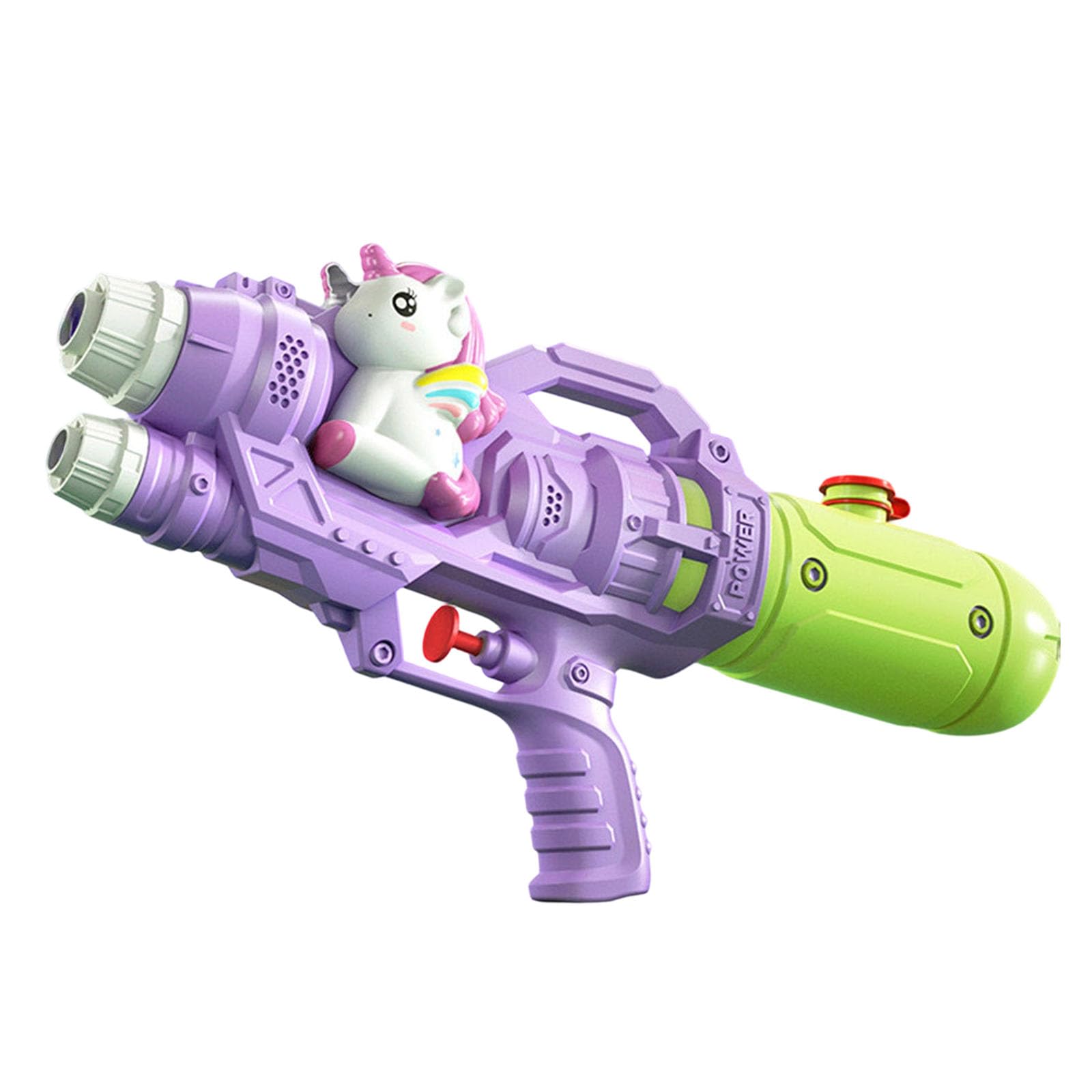 Water Guns Kids, Cartoon Unicorn Dinosaur Double Nozzle Water Blaster 500ml Large Tank 5 To 8 M Shooting Range Kids Beach Pool Outdoor Summer Splash Fighting Toys Gifts for Boys Girls