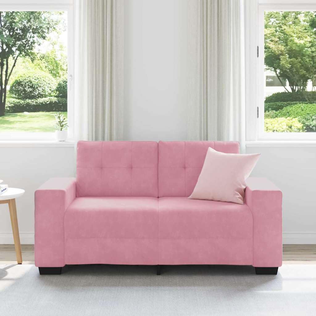 Générique Loveseat Velvet 120 cm Rosa
