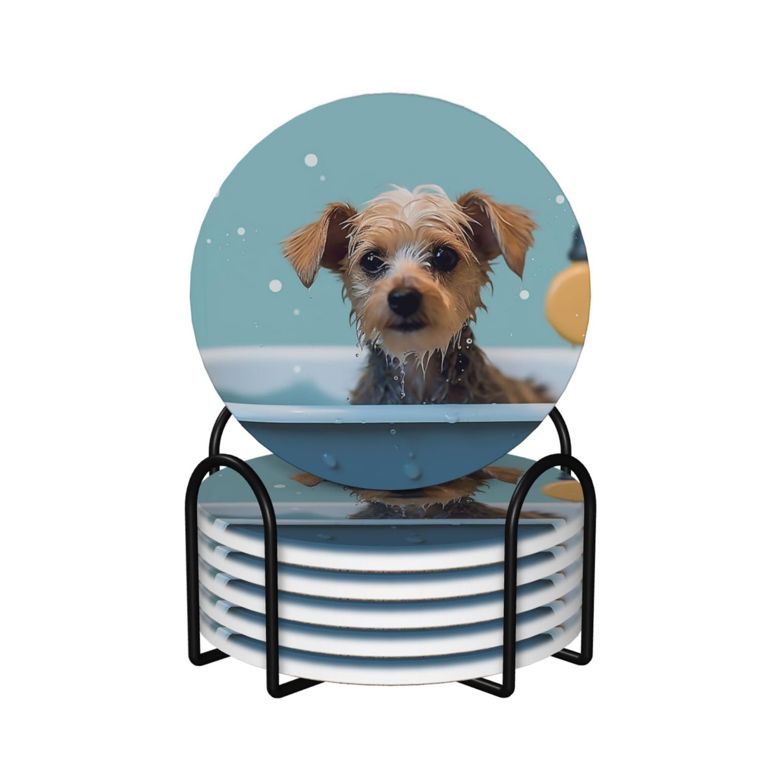 Dessous de verre décoratif humour chien une idée cadeau originale