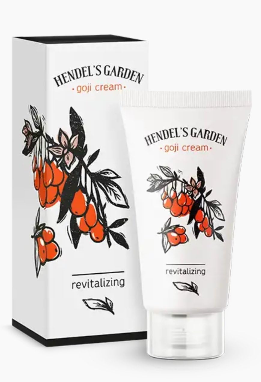 GOJI BERRY REVITALIZING MOISTURIZING ANTI AGE ANTI WRINKLE CREAM HENDELS GARDEN (1X50ML)