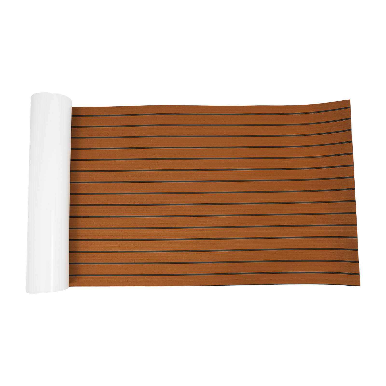 Eva Finto Teak Sintetico Marino Barca Tappeto Adesivo Tappetino per Barche Antiscivolo Pavimentazione Moquette da Esterno per Kayak Yacht Pavimenti RV Piscina Gommone Vela Rivestimento in schiuma EVA