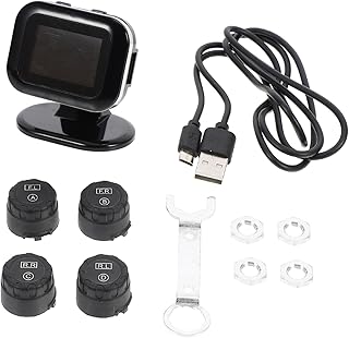 VICASKY 1 Conjunto Monitor De Pressão Pneus Eletrônicos Monitor De Segurança Pneus Do Carro Automotivo Alarme De Pressão Pneus Testador De Pressão Pneus Do Carro Monitor