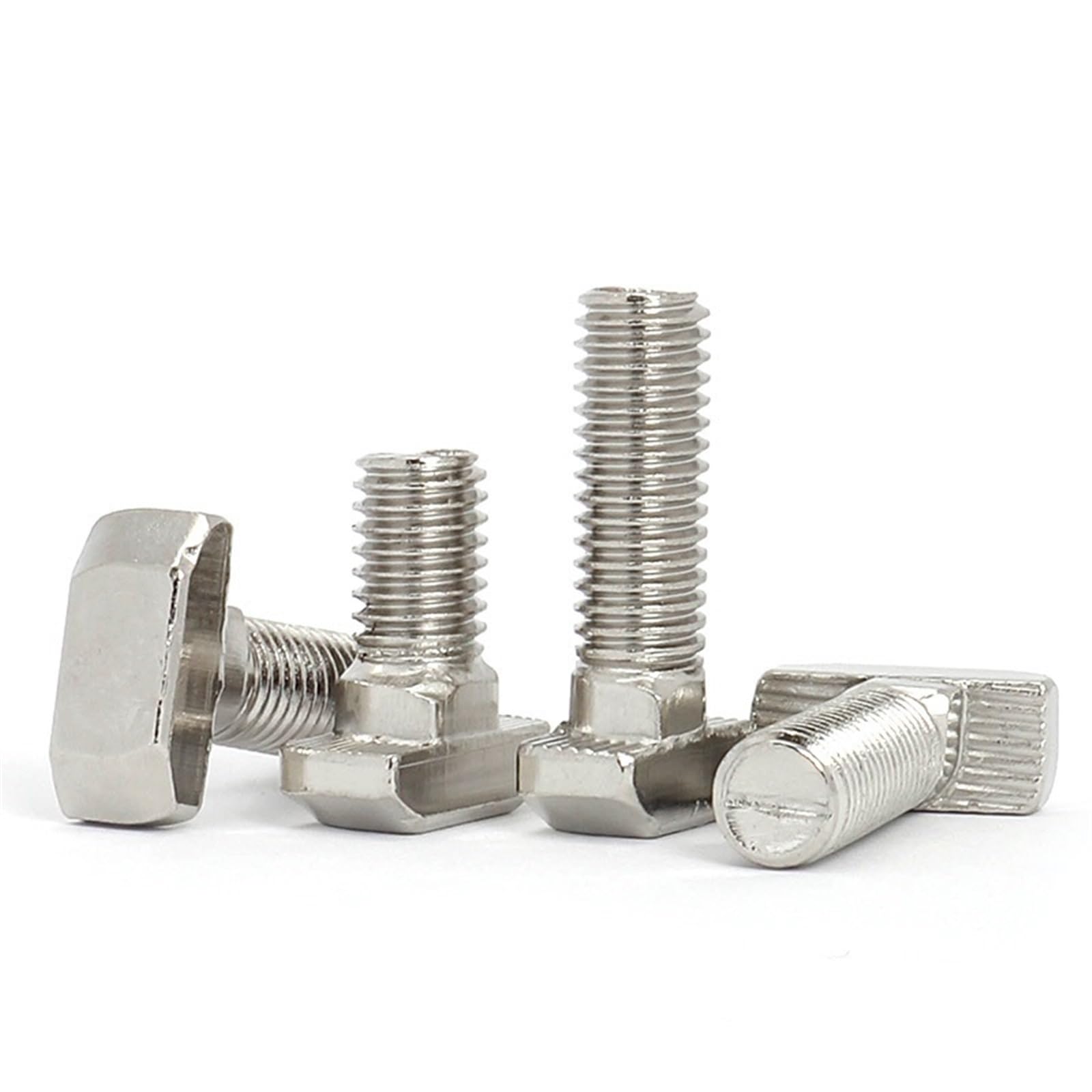 T bolt, 10PCS Aluminum Connector T Head Bolts Screws Profiles(4545-M8X25mm)