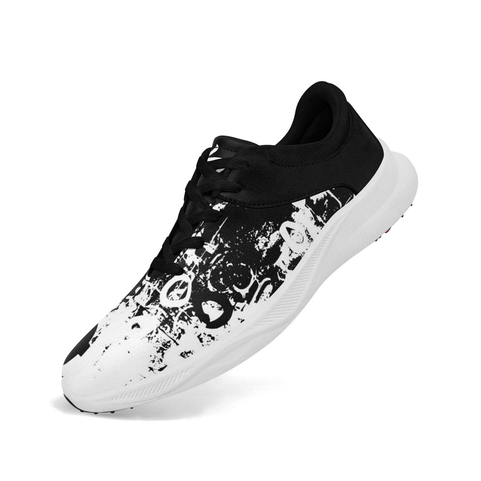 Onegam Spikeless Golf Shoes for Men Women, Artistic Design Breathable Waterproof Fashion Sports Golf Sneakers with Heel Vent