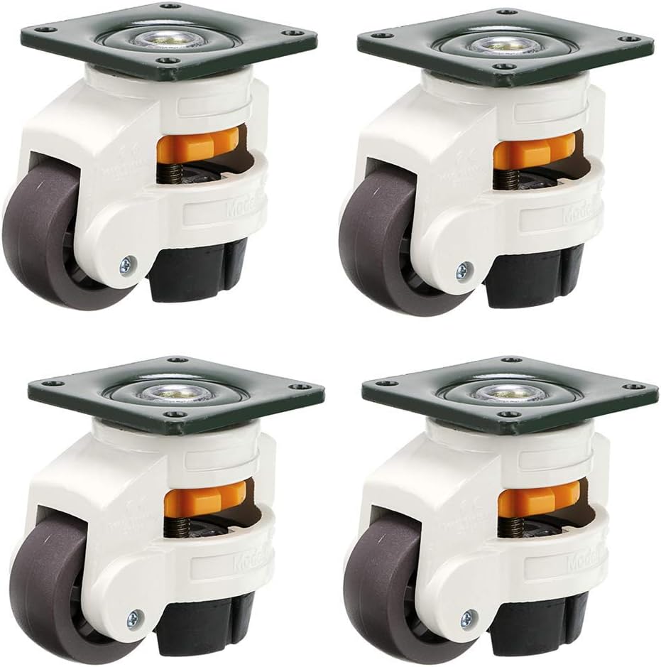 ターを Solejazz ワークベンチキャスターキット 高耐久 格納式キャスター ホイール ワークベンチ機械 アロアロオンライン 4個 キャスターキット 耐荷重300kg キット