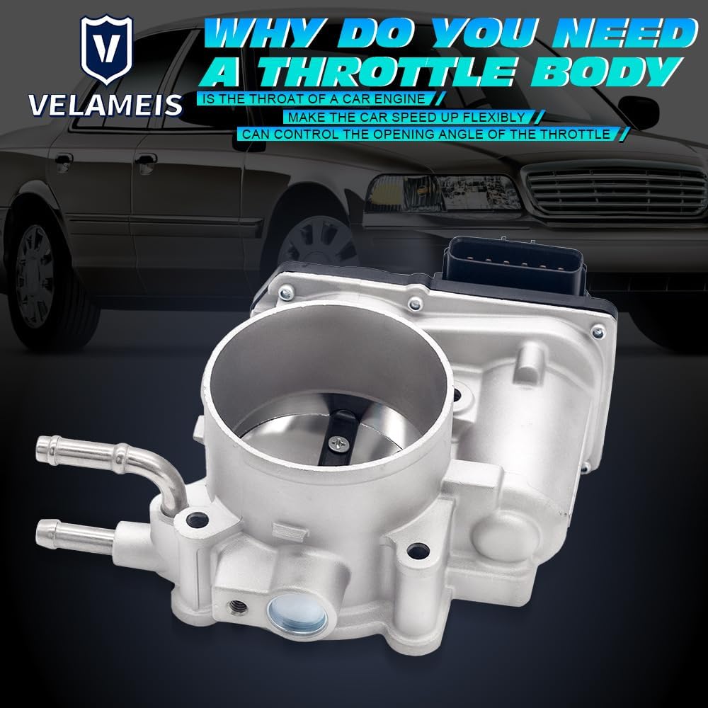 Electric Throttle Body Assembly 220300V010 22030-36010 Fits for Toyota Camry 10-17/ Highlander 09-18/ RAV4 09-18, 11-16 Scion tC 2.5/2.7L L4 Replace OE