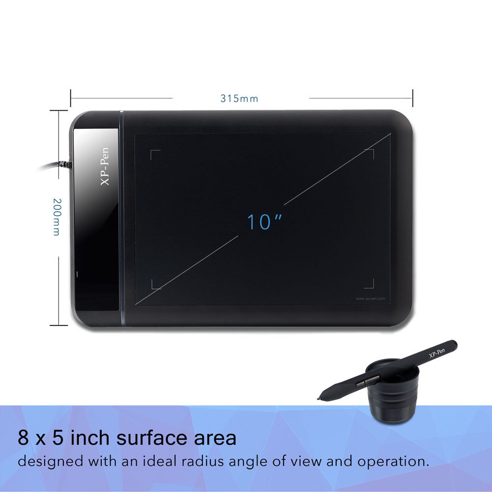 XP-PEN STAR05 WIRELESS GFX DRAWING TABLET 8 X 5 INCH