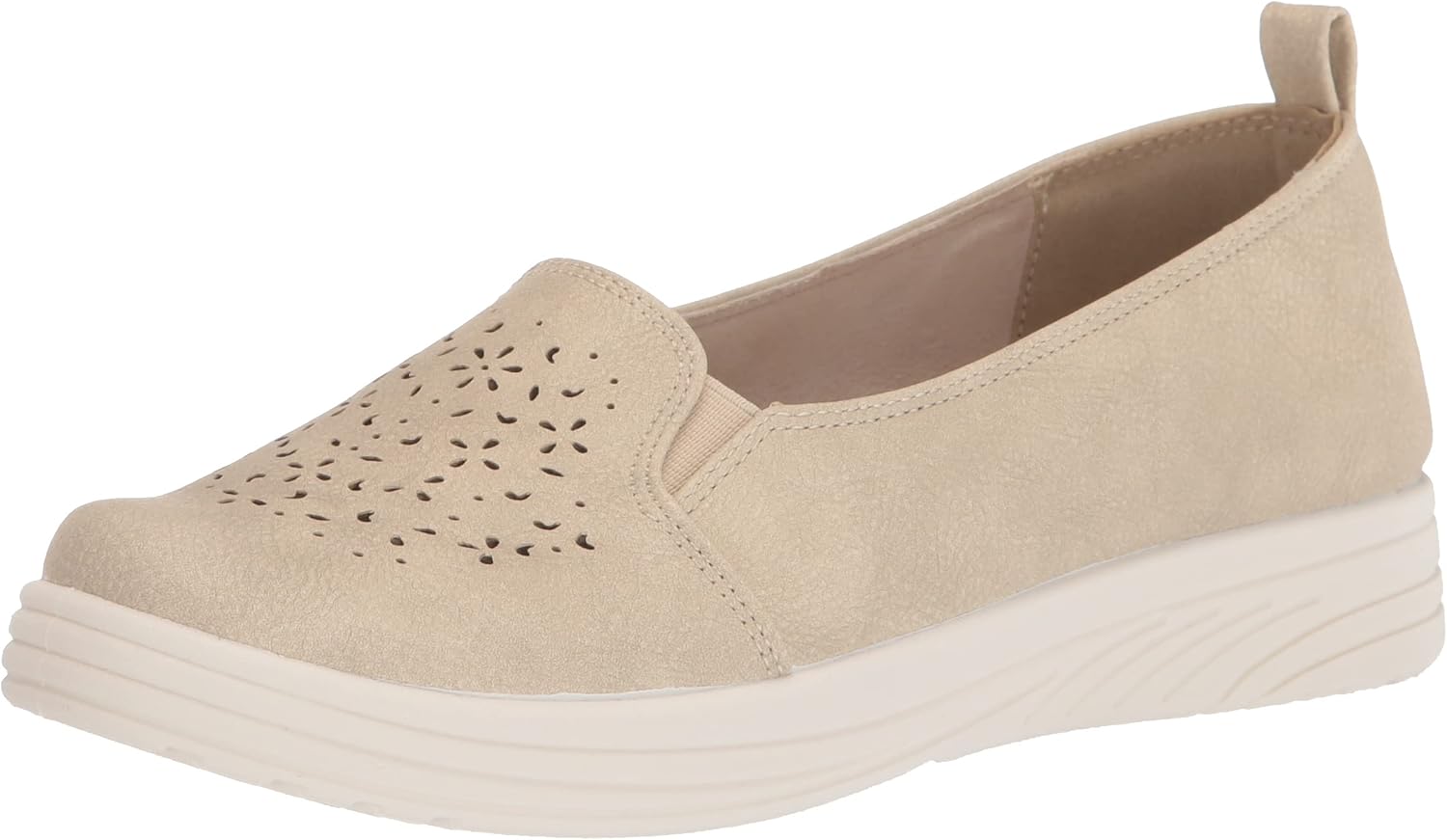 Easy Street womens Arturn Fashion Sneaker, Bone, 9 Wide US