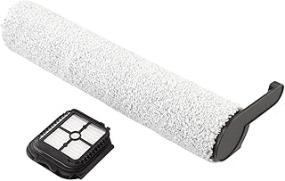 Replacement Roller Brush and Filter for JONR ED12 Pro Max Cordless Wet Dry Vacuum Cleaner, for Hardwood, Marble, Tile Floors, High-Density Soft Wool Bristles, Quiet Operation
