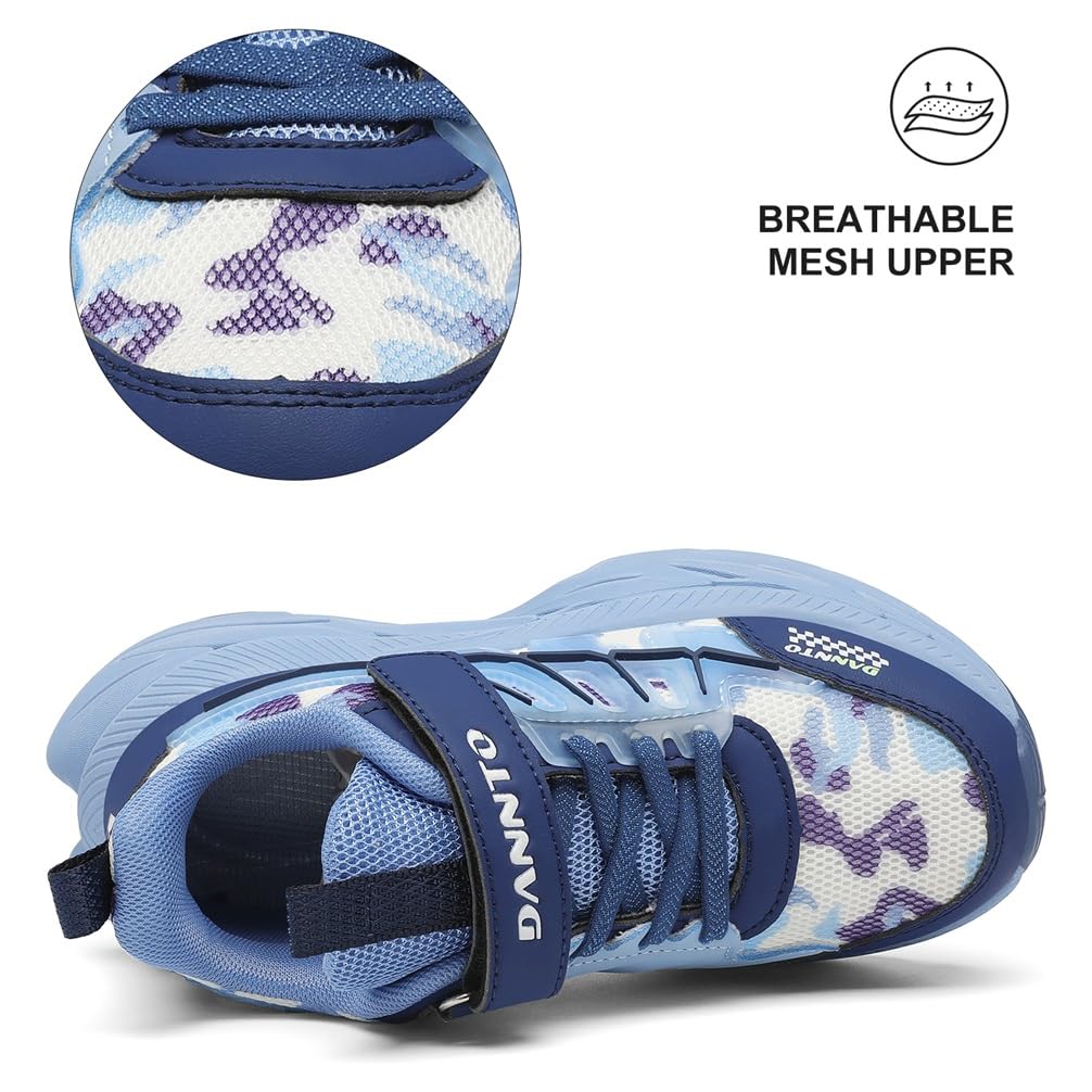 Dannto Filles Chaussures de Sport Garçons Sneakers Chaussures Baskets Enfants Outdoor Running Shoes Léger Mode Respire