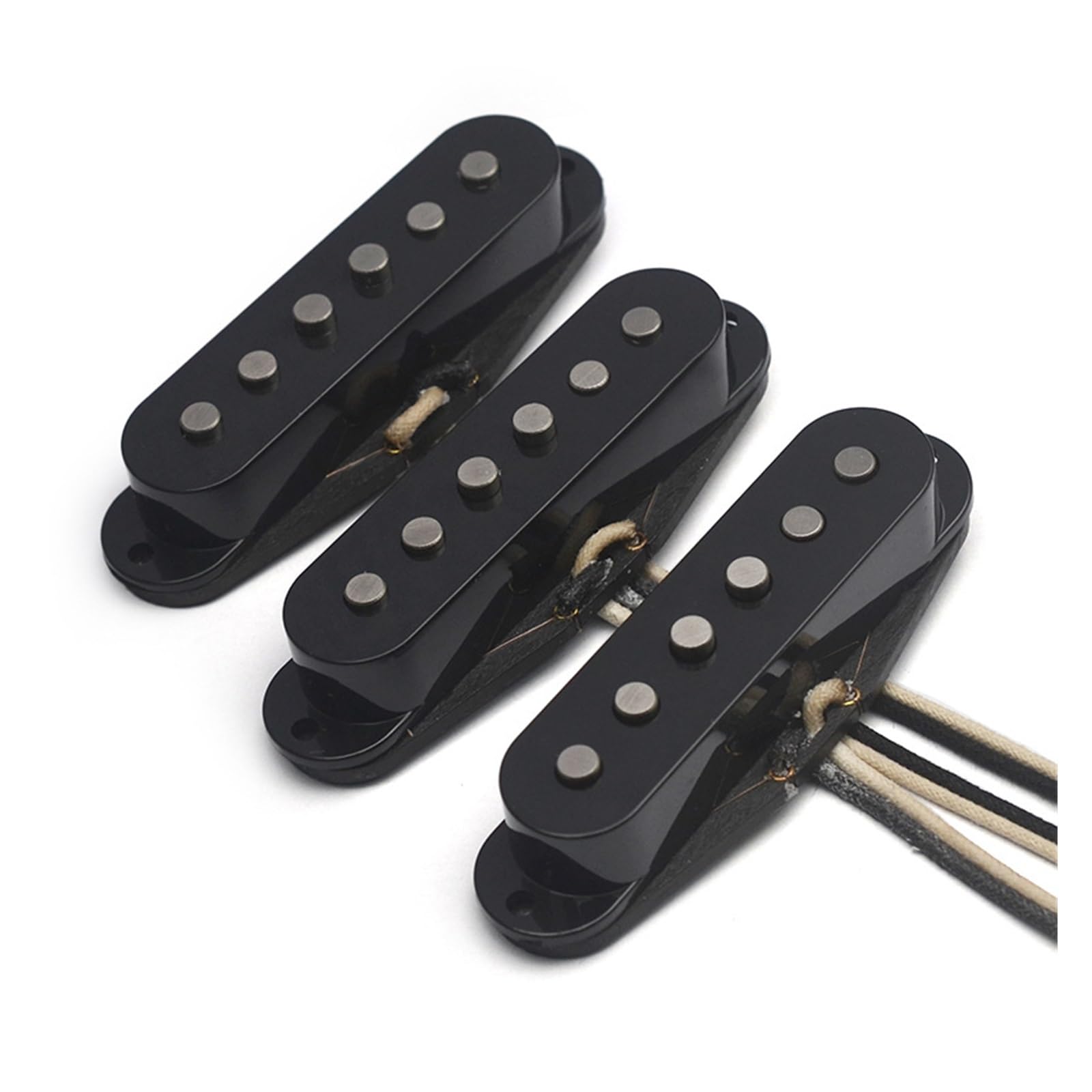 Przetworniki Gitarowe Przetwornik Single Coil Do Gitary Akustyczno Elektrycznej Z Przeplotem Magnetycznym Z Klipsem Z Płyty Pilśniowej I Futerałem(Middle)