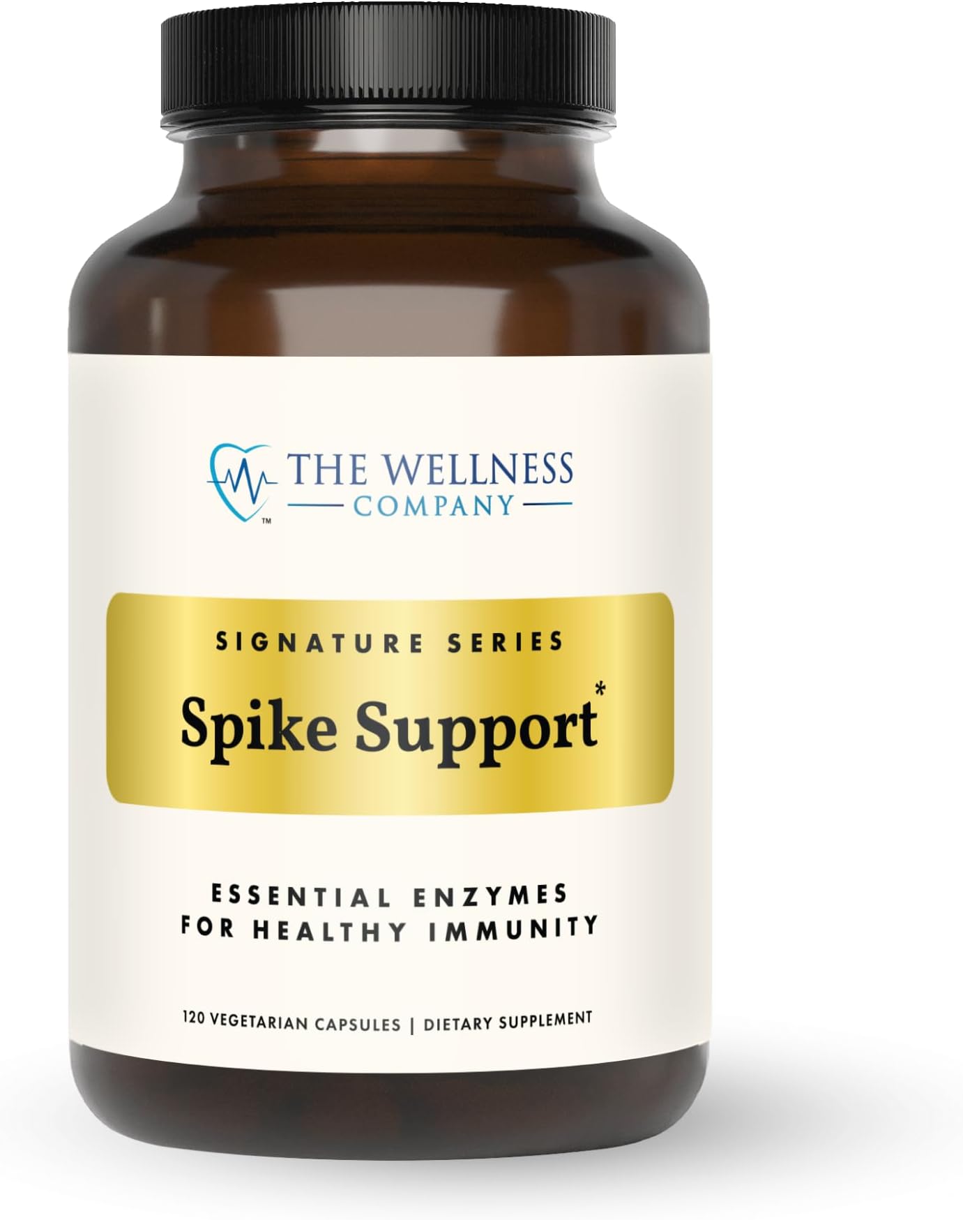 Spike Support - Detox, Immune Health, Blood Flow, Anti-Clotting - Nattokinase, Dandelion Root, & Black Sativa | 120ct (2 Month Supply)