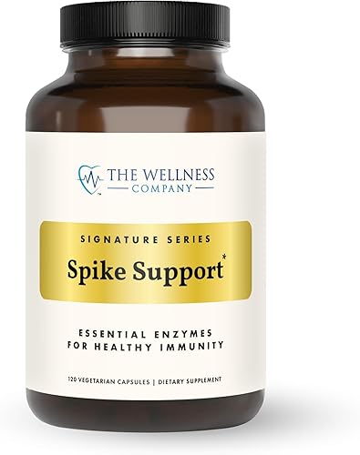 The Wellness Company Suplemento original de fórmula de apoyo de Spike  120 cápsulas de suministro de 2 meses  Refuerzo de inmunidad natural con