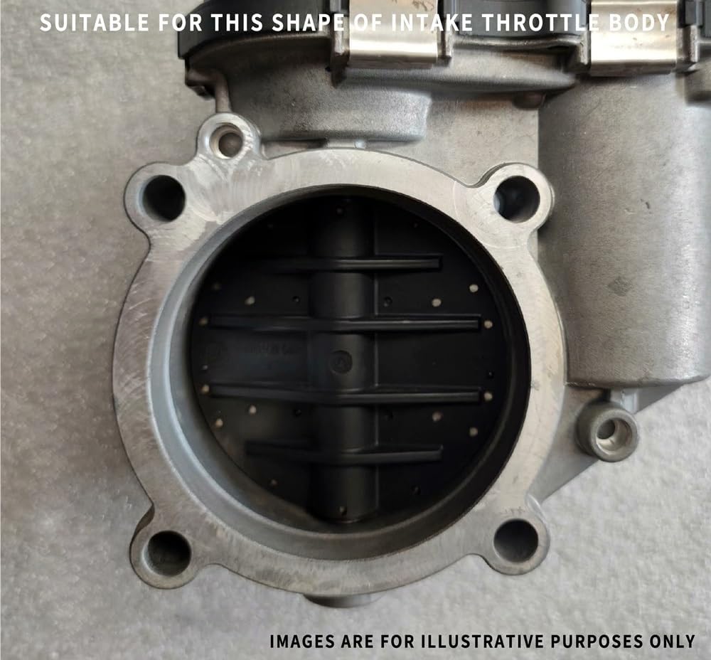 Throttle Body Spacer Compatible With VW Touareg 7P Compatible With A5 8T3 A6 Q5 8RB 3.0T Engine Al Alloy Throttle Vortex Intake Gasket Accessories
