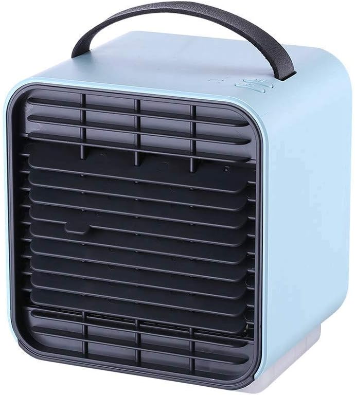 Air Cooler, Mini Portable Conditioner Fan Noiseless Evaporative Humidifier, Personal Space