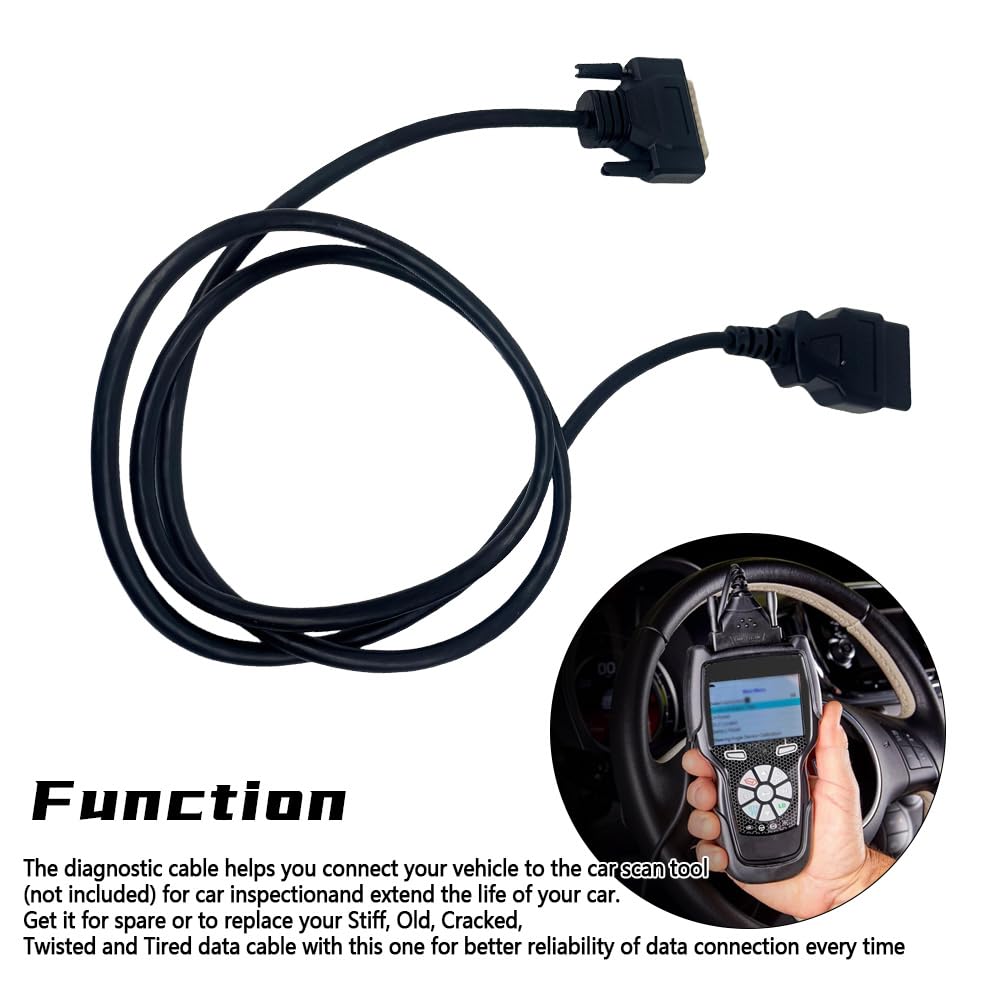 確認 Amazon.com: Xpertx Solutions OBDII OBD2 Cable Compatible