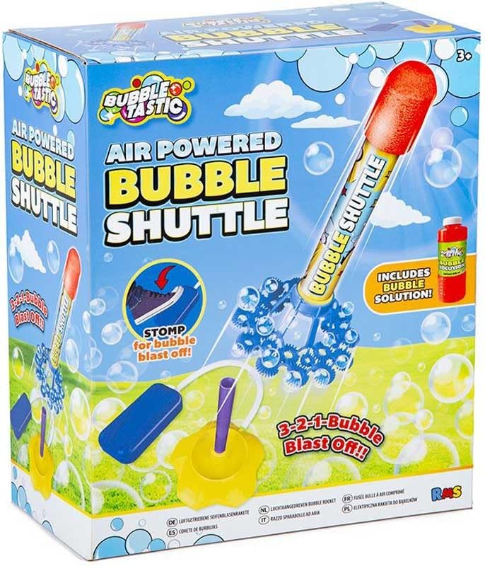 Summer Fun - Air Powered Bubble Shuttle with bubbles - Beach Sandpit