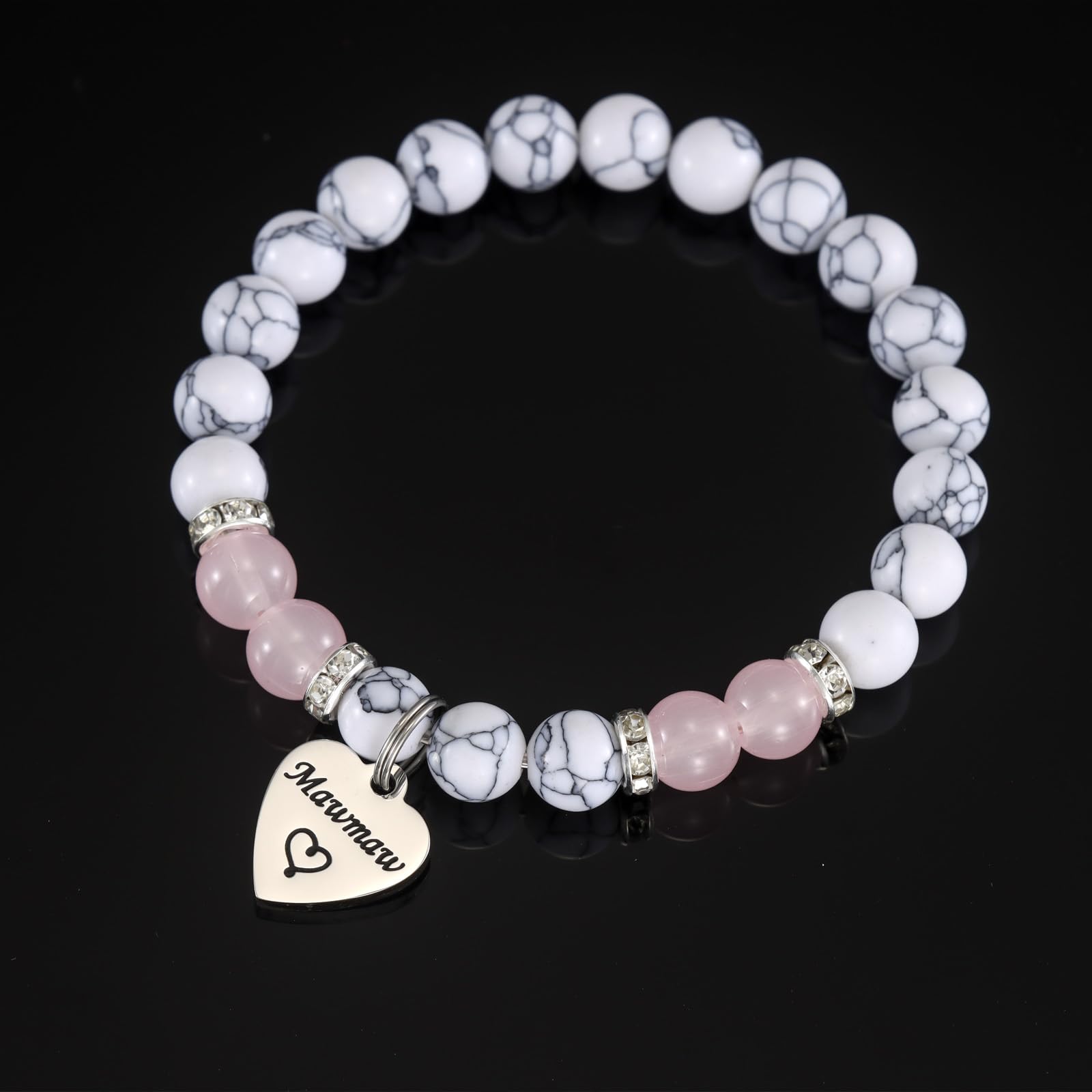 Mawmaw Gifts Bracelet for Women Promoted to Mawmaw Expecting Future First Time New Mawmaw Bracelet