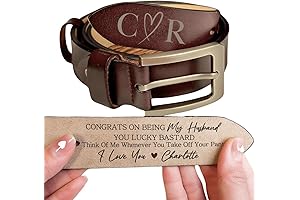 Personalized Congrats on Being My Husband Belt