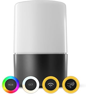 HIVE - The Luminous Companion, Zigbee & Bluetooth, Android App, Wireless Charging and Long Battery Life, Mood Light, Smart Home Lamp, LED, Dimmable, 16 Million Colours, Colour Temperature