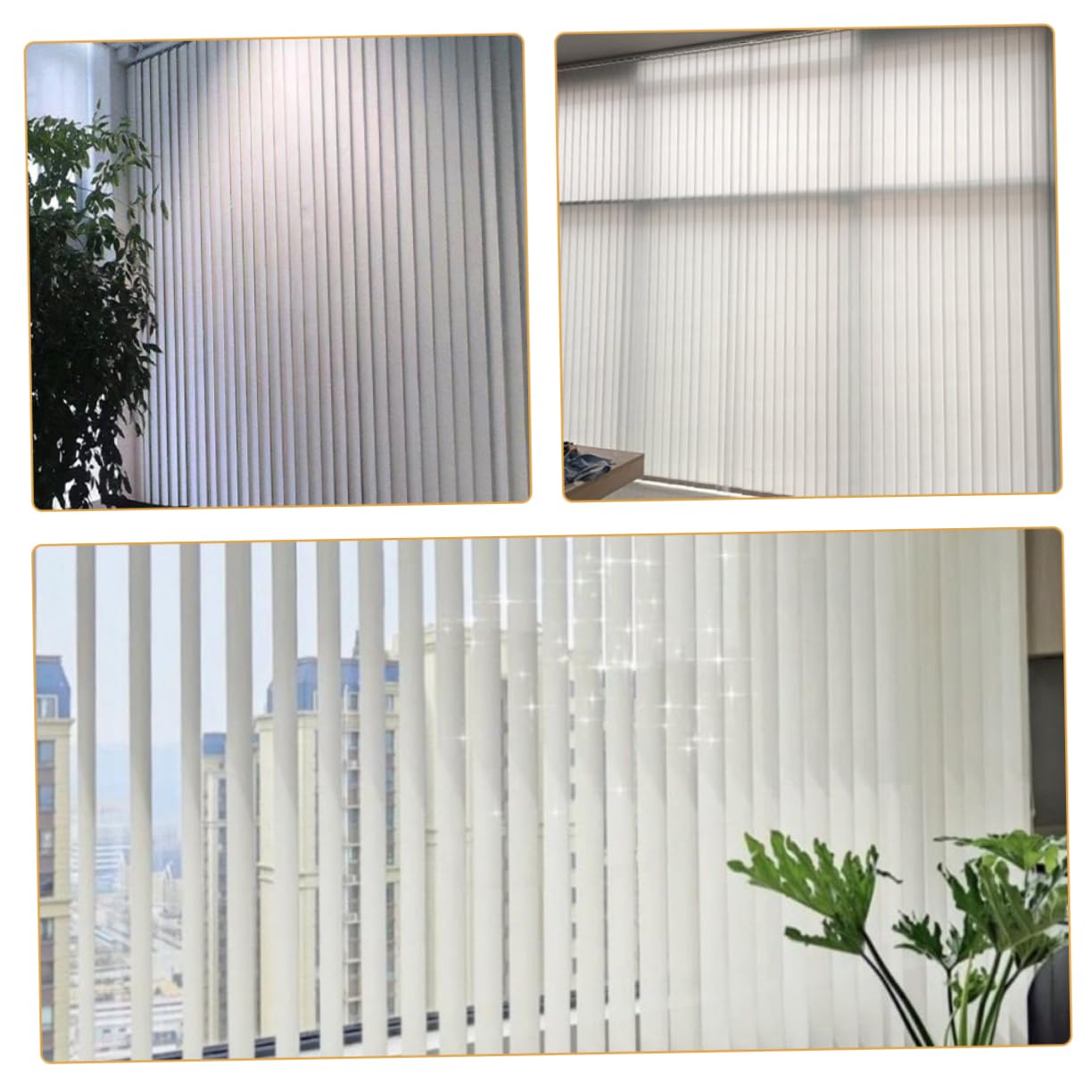 Hemobllo Lot De 3 Pièces De Réparation pour Stores Verticaux Lames De Remplacement pour Stores Coulissants Standard 5 Pièces X 3