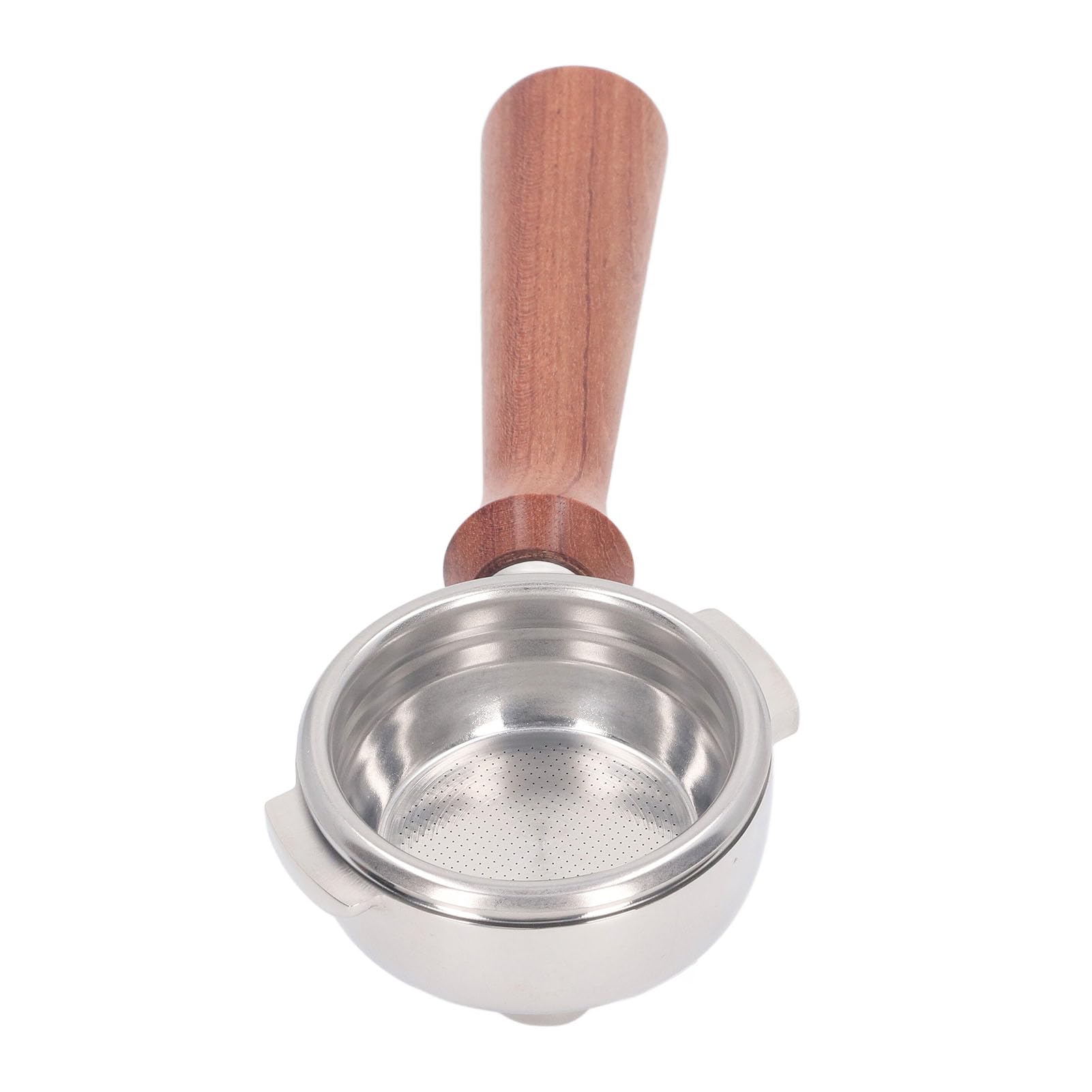 Naroote 58mm Coppa Portafiltro con Manico in Legno Massello, Doppio (#3)