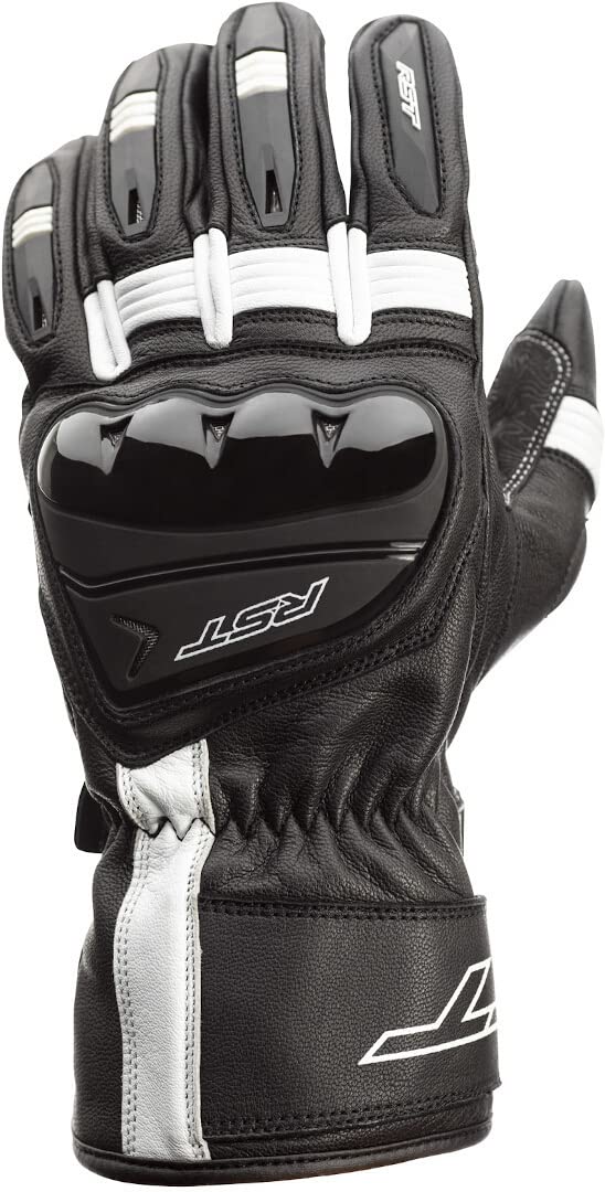 RST Pilot CE Black Leather Amara Motorcycle Glove Size 09