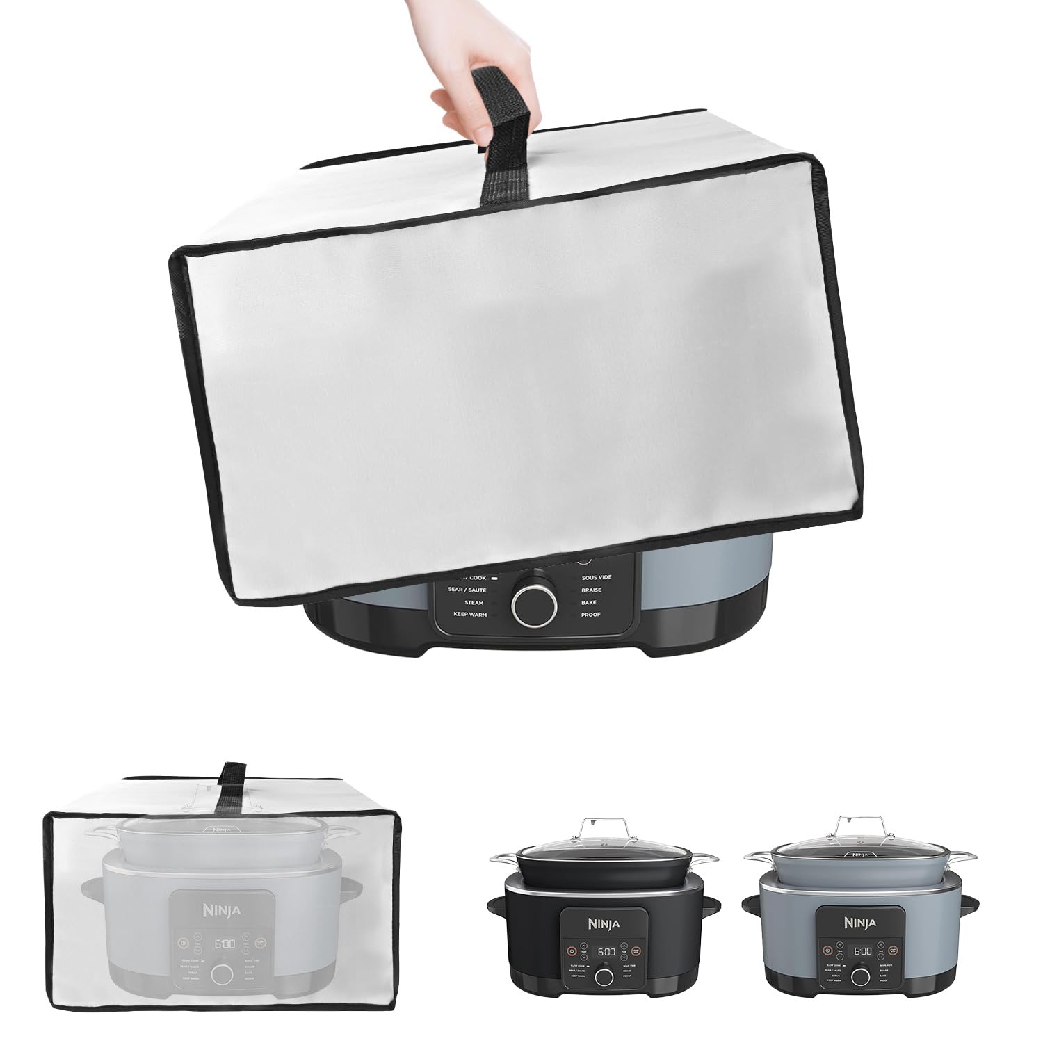 Cover for Ninja 8 5 Quart Multi-Cooker Heavy Duty Waterproof Dustproof Slow Cooker Cover Case Accessories for Ninja