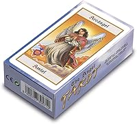 Vista 2 de Fournier Nemesis Now De Los Ángeles Tarot Tarjetas Azul