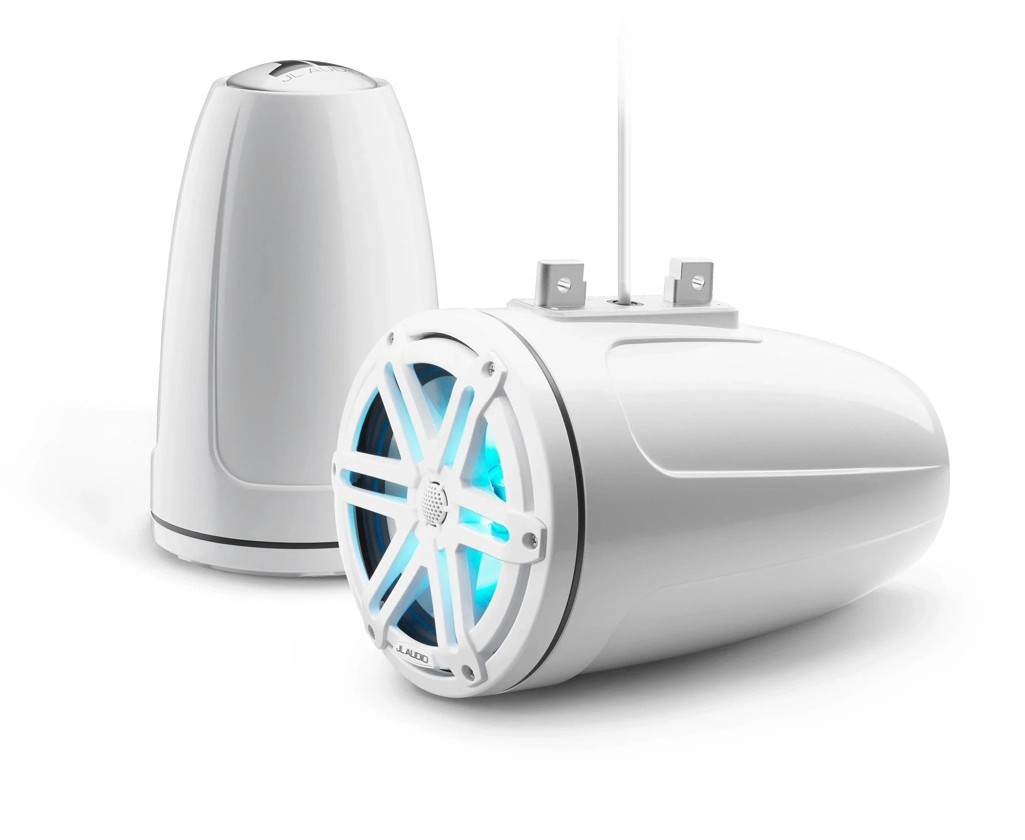 M3 Series 7.7 Enclosed Tower Coaxial System w/Gloss White Sport Grille RGB LED Lighting - M3-770ETXv3-Gw-S-Gw-i [010-03270-00]