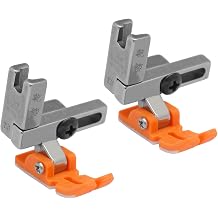 2Pcs Plastic Universal Presser Foot #T3 Three-in-One Multifunctional Presser Foot Adjustable Left and Right Unilateral Presser Foot for Flat Car Sewing Machine