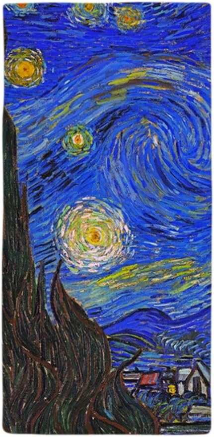 CafePress Van Gogh: The Starry Night 30"x60" Absorbent Cotton Back, Soft Beach, Pool Towel