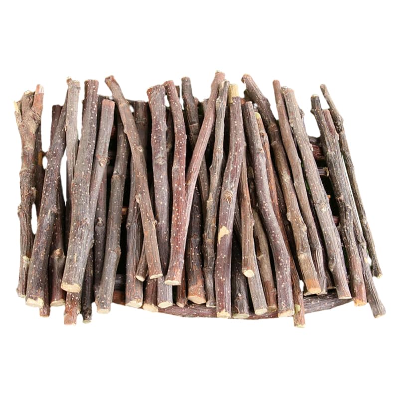 BESPORTBLE Small Animal Chew Sticks 7.87In Pet Molar Rods for Hamsters Rabbits Guinea Pigs Chinchillas Natural Wooden Teeth Grinding Toy
